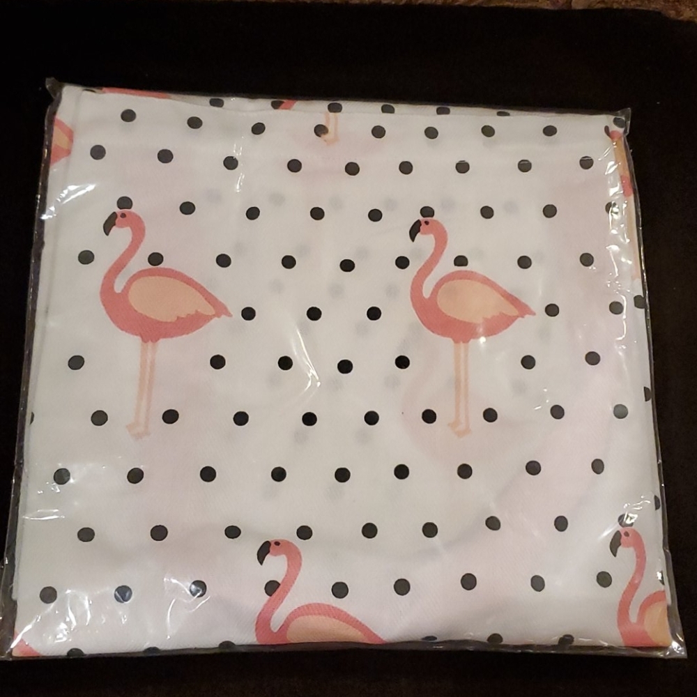 Pink flamingo apron